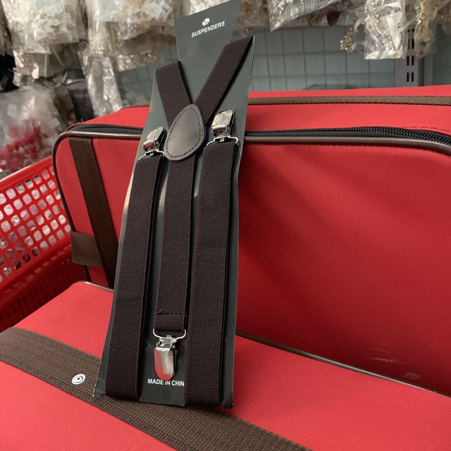 Dây đai quần nam chữ y mầu nâu đậm Giangpkc