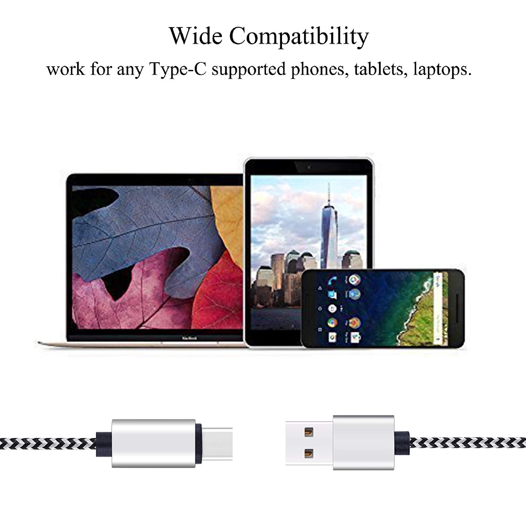 Dây Cáp Sạc Usb Type C Dài 3m Cho Điện Thoại  for Android