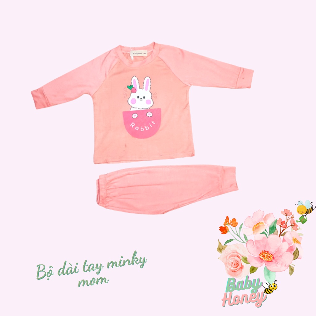 Bộ quần áo thu đông Minky Mom họa tiết đáng yêu cho bé