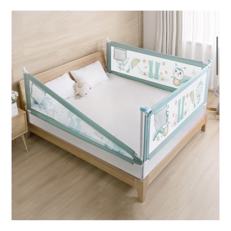 Bộ 3 thanh chắn giường mẫu cao cấp mới nhất nâng hạ riêng biệt từng góc