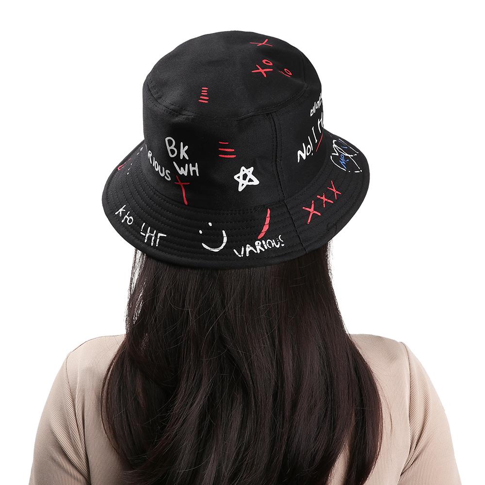 Mũ Bucket Chất Liệu Cotton Phong Cách Thời Trang Harajuku Dành Cho Nam Và Nữ
