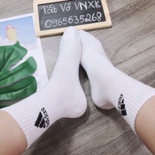 Tất/ Vớ Adidas Cổ Trung_ Hàng Xuất Dư