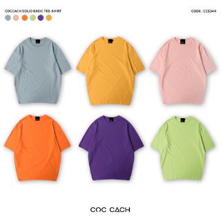 UNISEX - Áo phông COCCACH pastel neon CCS34a