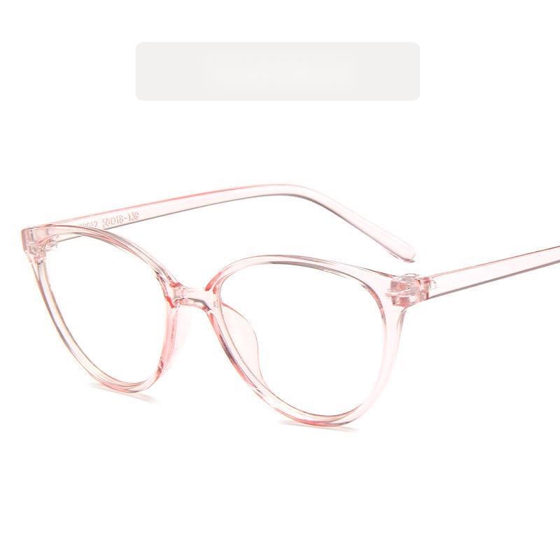 Kính Mắt Mèo Gọng Nhựa Trong Suốt Thời Trang