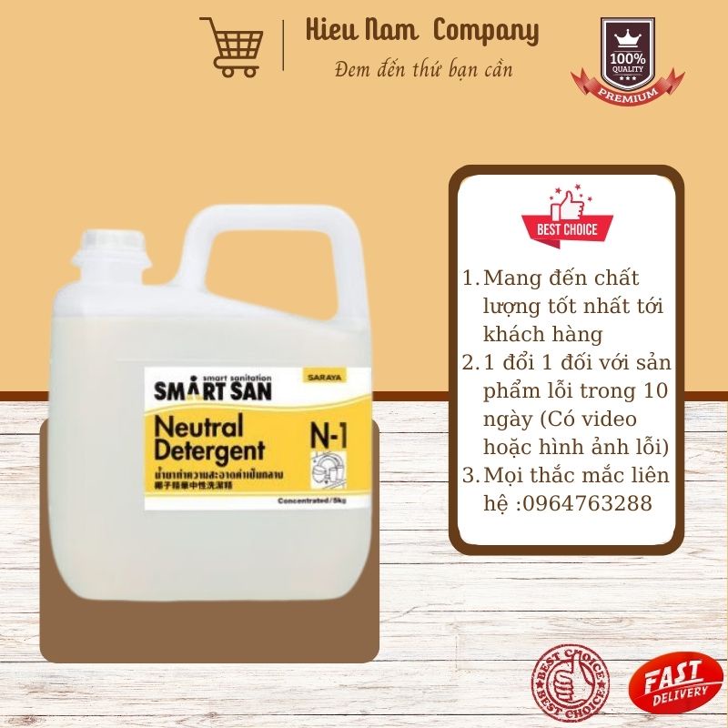 Dung dịch trung tính rửa rau củ quả Neutral Detergent N1