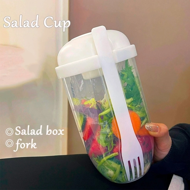 Hộp cơm/Salad/Salad 1000ML Hình Chiếc Nĩa
