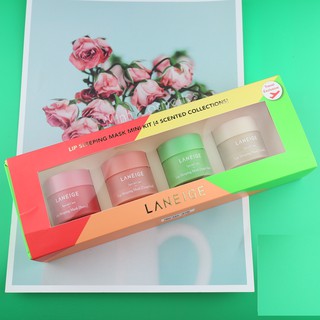 (MINI SIZE)Set mặt nạ ngủ môi Laneige Lip Sleeping Mask Mini Kit