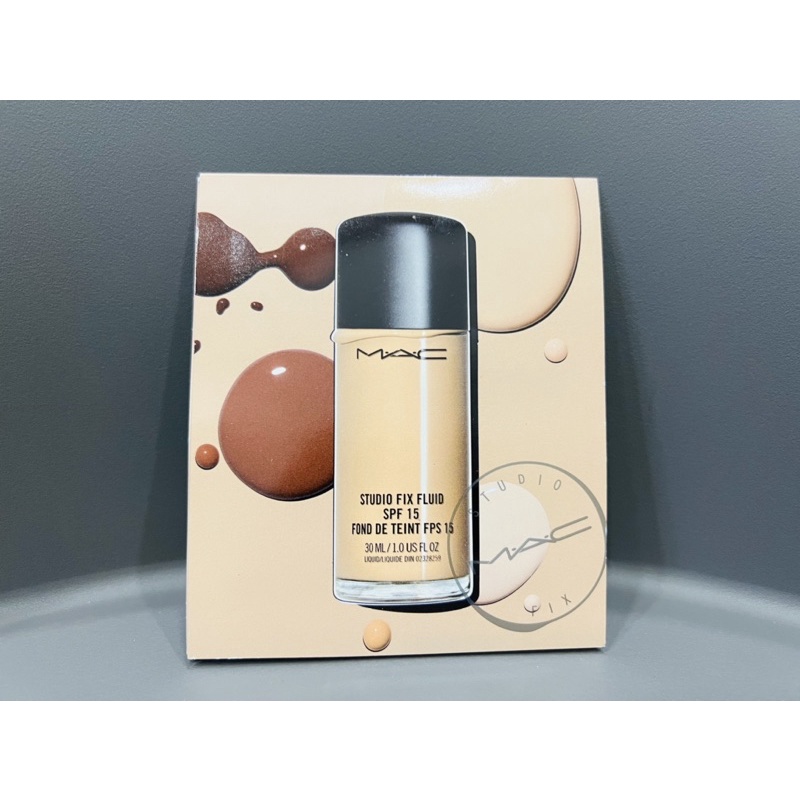 Sample Mẫu thử Kem Nền M.A.C Studio Fix Fluid SPF 15 6 màu