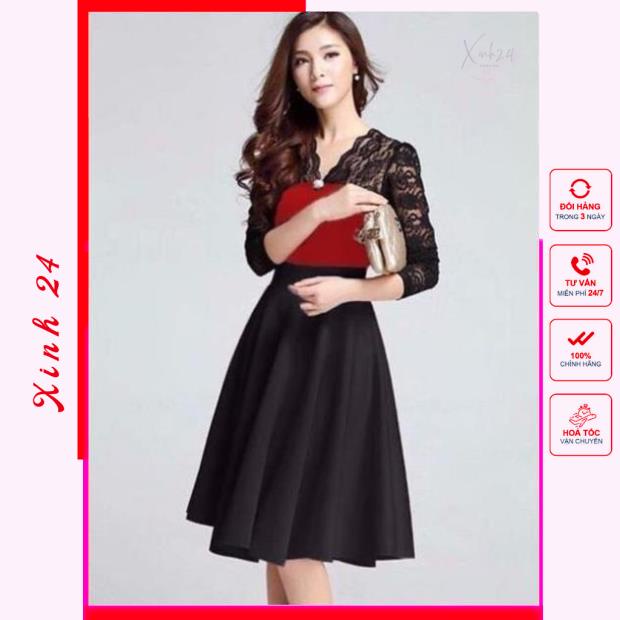 Chân Váy dài phong cách vintage ôn eo tôn dáng | BigBuy360 - bigbuy360.vn