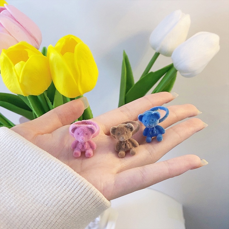 Nhẫn Hình Gấu Hoạt Hình Sáng Tạo Có Thể Điều Chỉnh Cho Nữ