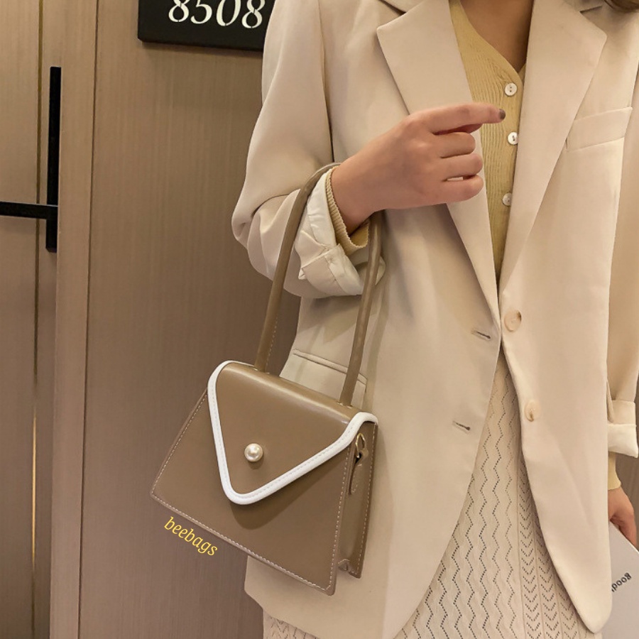 Túi Da Đeo Vai Đeo Chéo Nữ Vừa Điện Thoại Màu Đen, Nâu, Be Dễ Phối Đồ | TX07 | Túi Nữ Sang Trọng, Lịch Sự Đi Chơi, Cafe