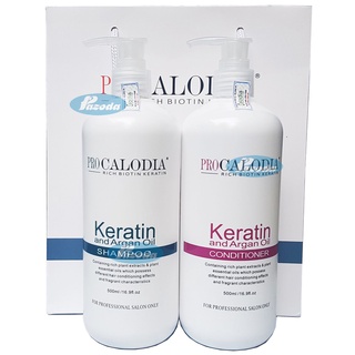 Dầu gội phục hồi tóc hư tổn, dầu xả nuôi dưỡng và bảo vệ tóc Pro Calodia 500ml