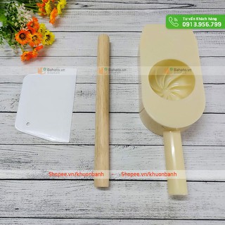 Bộ dụng cụ làm bánh bao 1 bánh (3 món)