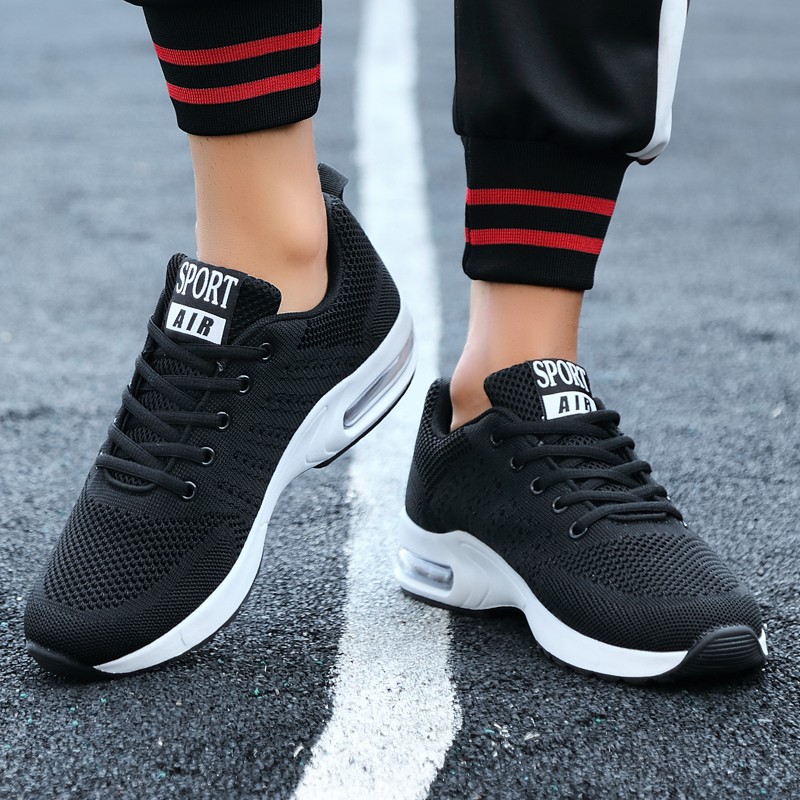 [Mã FACBGO245 giảm 10K đơn bất kì] Giày thể thao YOZOH màu đen thời trang năng động trẻ trung size 37-45 cho nam | BigBuy360 - bigbuy360.vn
