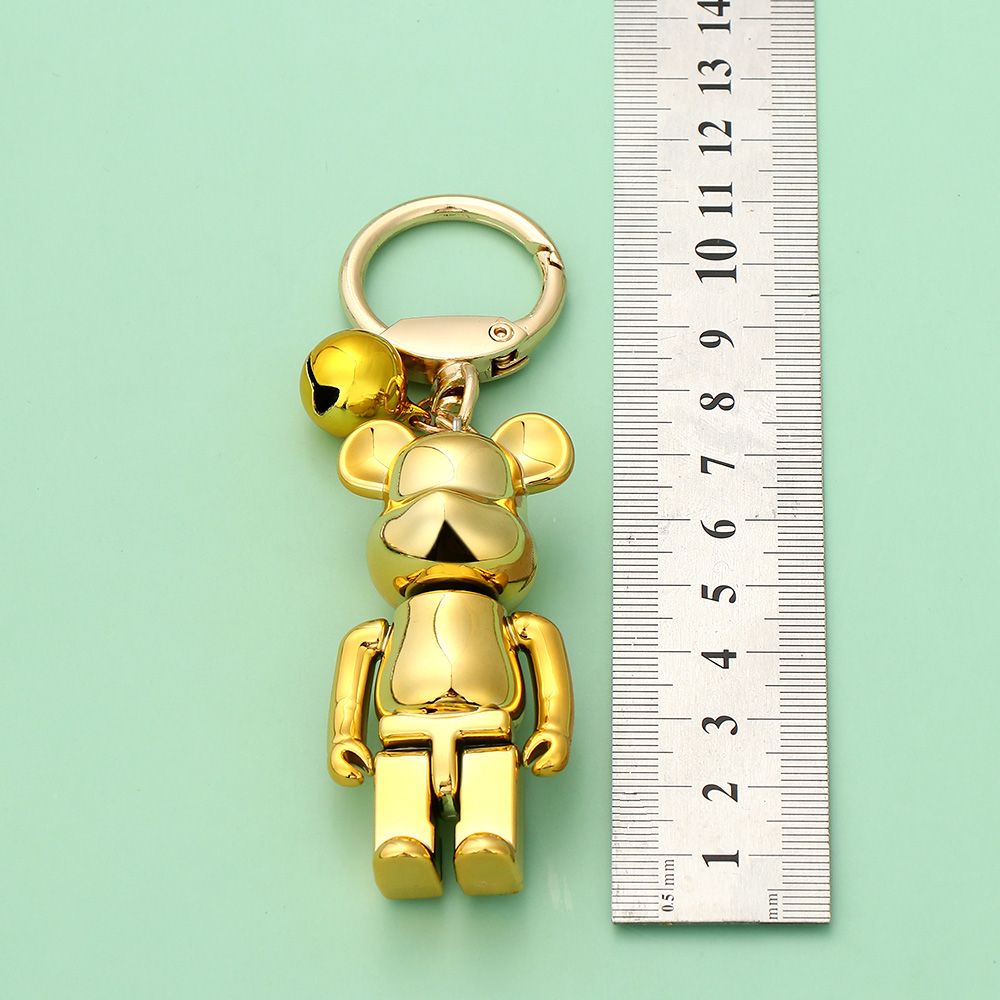 Móc Khóa Nhựa Hình Chú Gấu Hoạt Hình Dễ Thương DIY