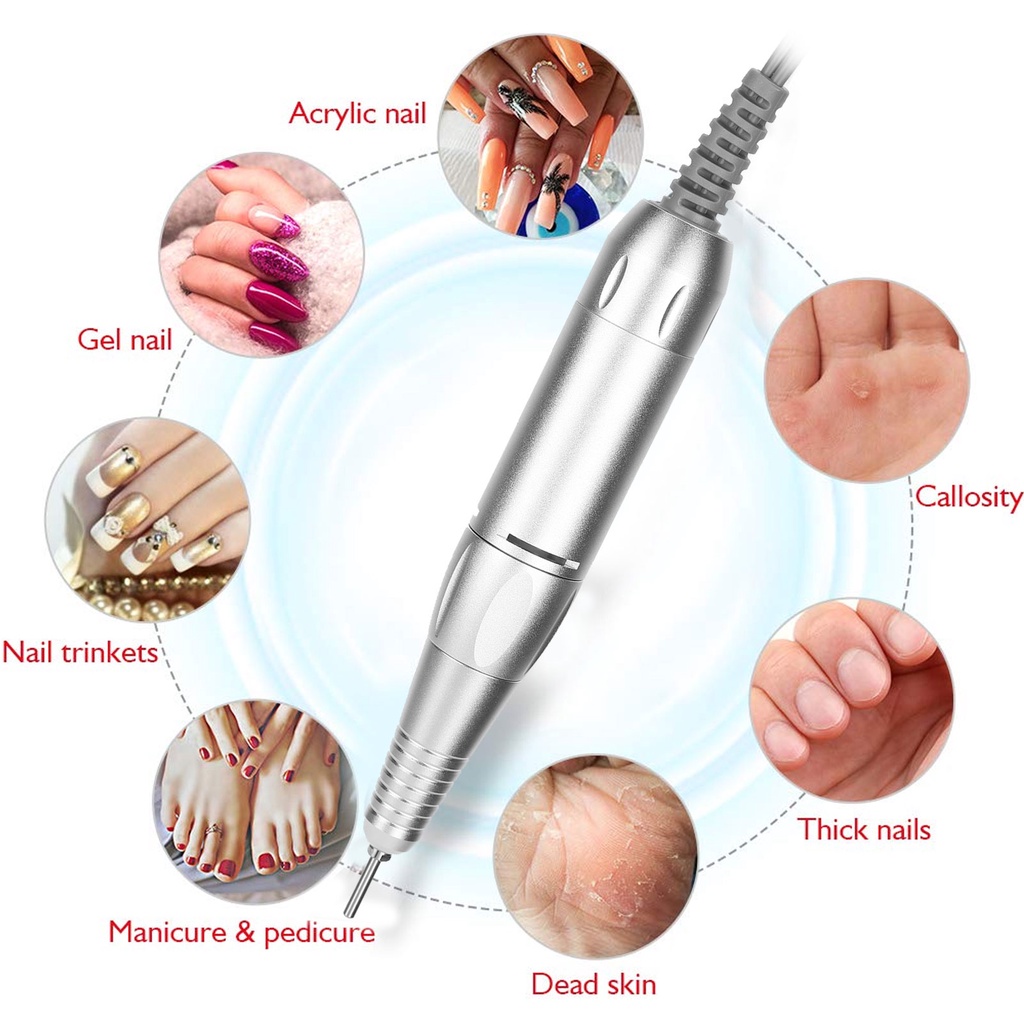 [Hàng mới về] Máy mài đánh bóng móng tay thiết kế cầm tay tiện dụng