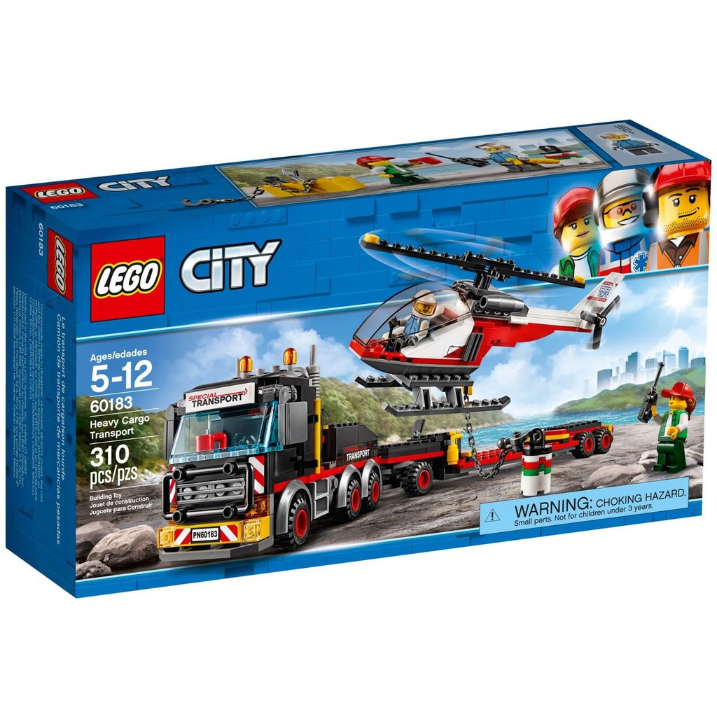 LEGO City 60183 - Xe Vận Chuyển Trực Thăng