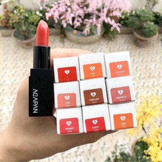 {THANH LÝ} Son Thỏi Lì Agapan Pit A Pat Matte Lipstick 4g