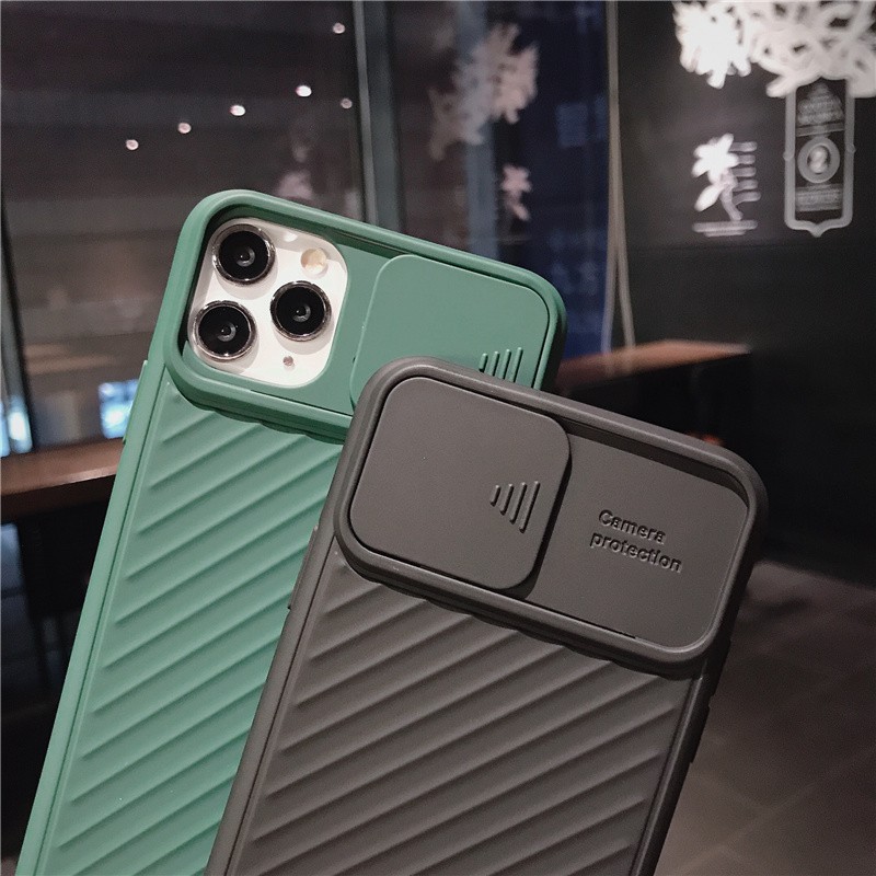 (GIÁ SỐC) Ốp lưng iPhone, có nắp trượt bảo vệ camera cho IP 6 7 8 Plus X XS MAX XR 11, 11pro, 11promax