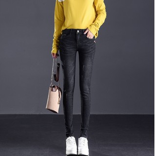 Quần jeans cạp cao qj10 dáng ôm co giãn