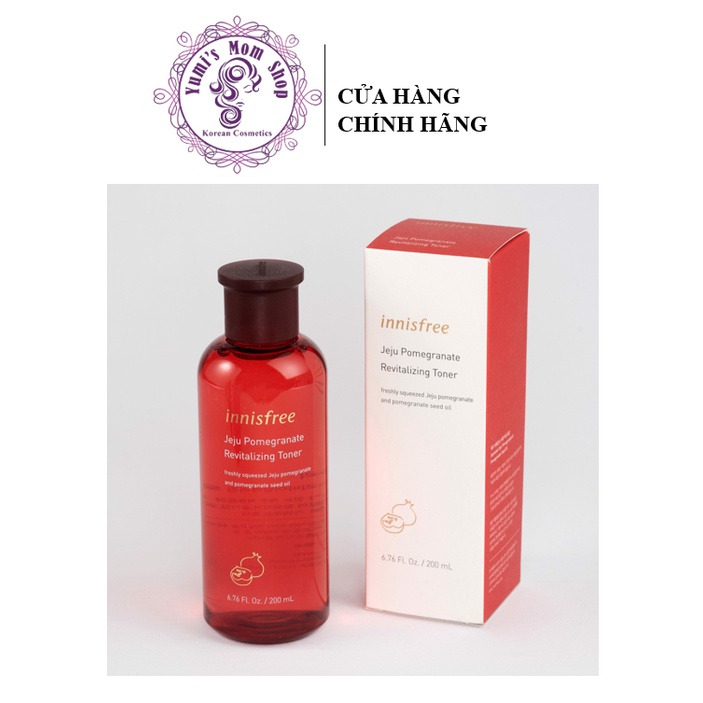 Nước cân bằng chiết xuất từ lựu Innisfree Jeju Pomegranate Revitalizing Toner