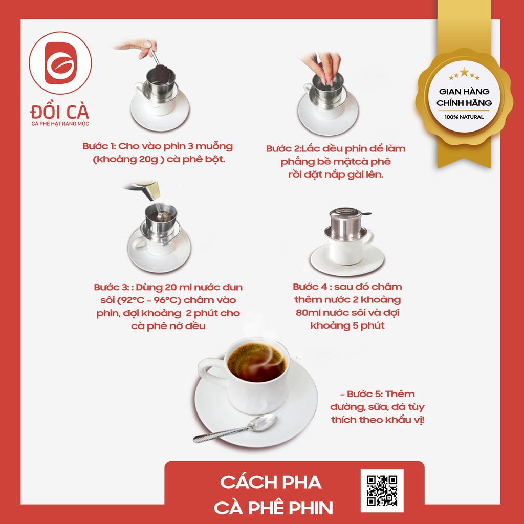 Cà phê Đồi Cà rang xay nguyên chất Morning Life cà phê pha phin.  Túi 250g, 500g, 1kg. Tặng TÚI THƠM | BigBuy360 - bigbuy360.vn