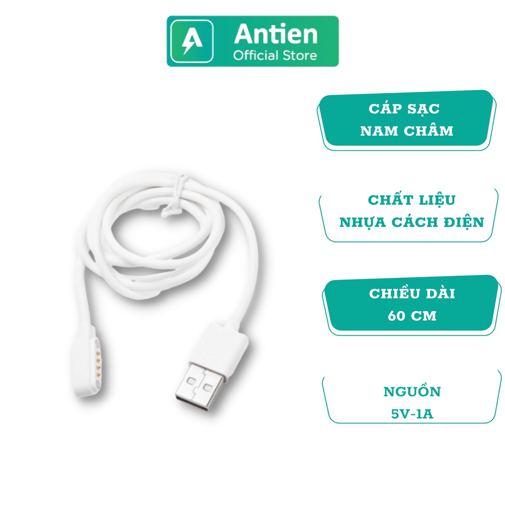 Cáp Sạc nam châm Đồng Hồ định vị Wonlex KT11, KT13, KT04, KT20