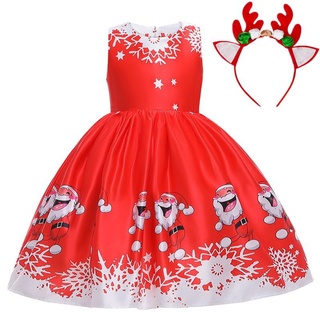 Oder váy noel kèm bờm bé gái