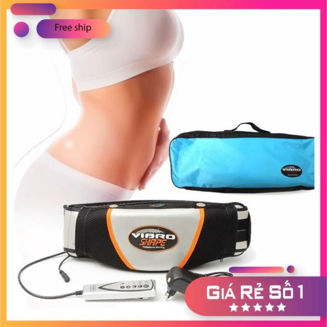 [FreeShip – Hàng Cao Cấp] Đai bụng Massage rung mạnh giảm mỡ Vibro Shape