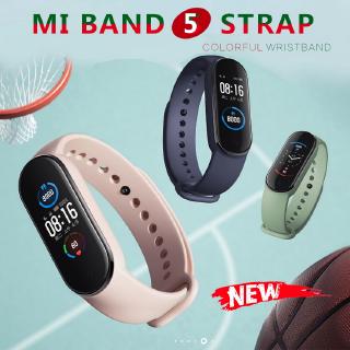 Dây Silicon Thay Thế Cho Đồng Hồ Thông Minh Xiaomi Mi Band 5