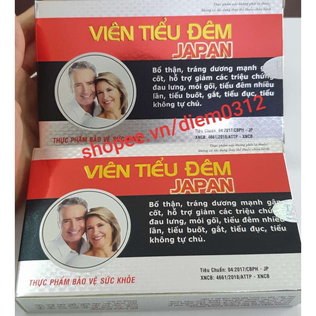 VIÊN TIỂU ĐÊM JAPAN - HỔ TRỢ GIẢM TIỂU ĐÊM - DÙNG ĐƯỢC CHO CÀ NAM VÀ NỮ