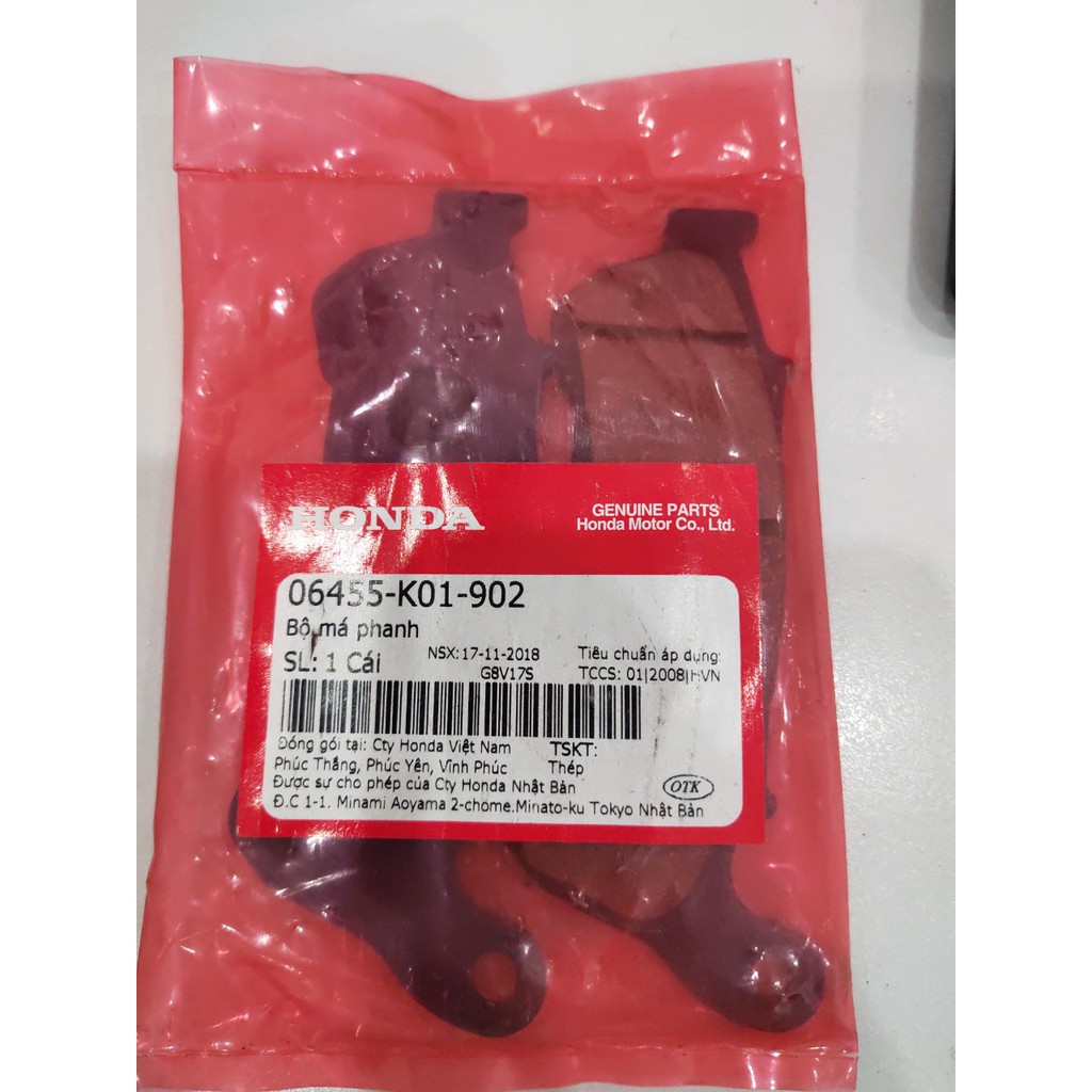 Má phanh trước SH