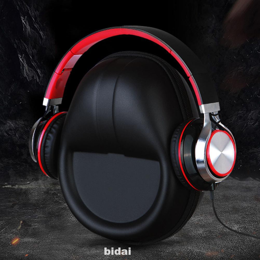 Headphone Case Dustproof Protective Travel Portable PU Leather Wear Resistant Carrying For JBL E50BT