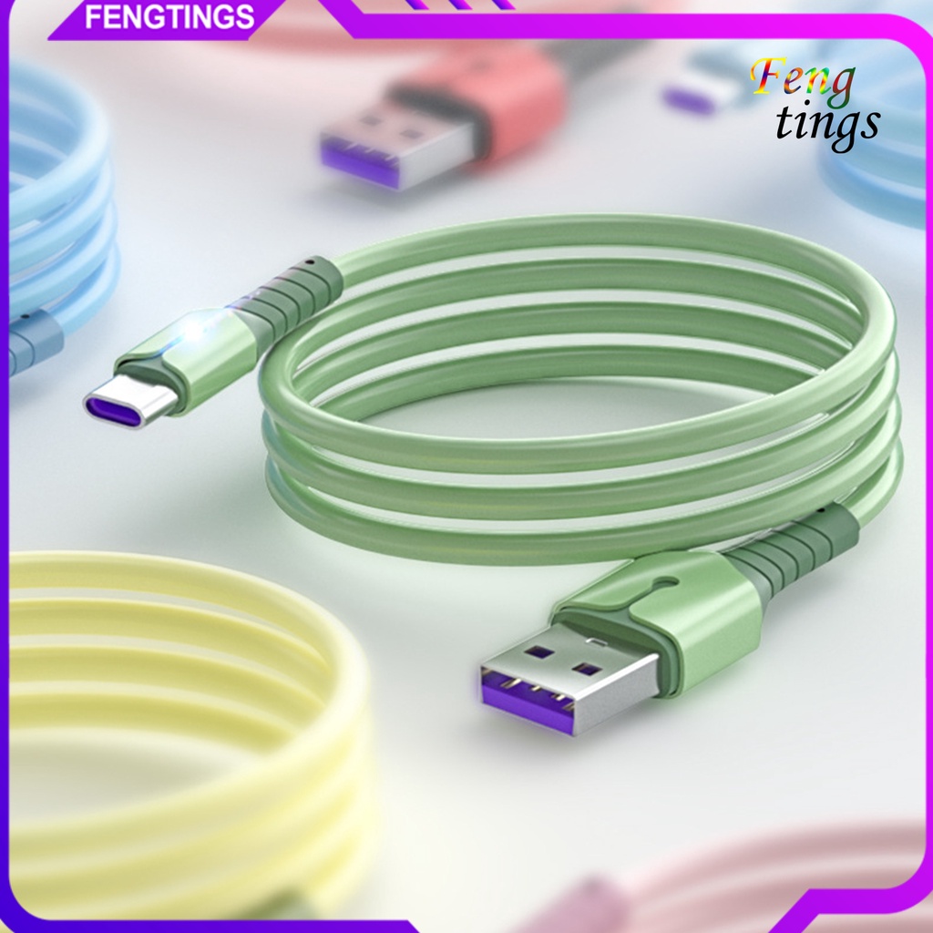 Dây Cáp Sạc Nhanh Type-C 5a Bằng Silicon Tpe Mềm Cho Điện Thoại Di Động