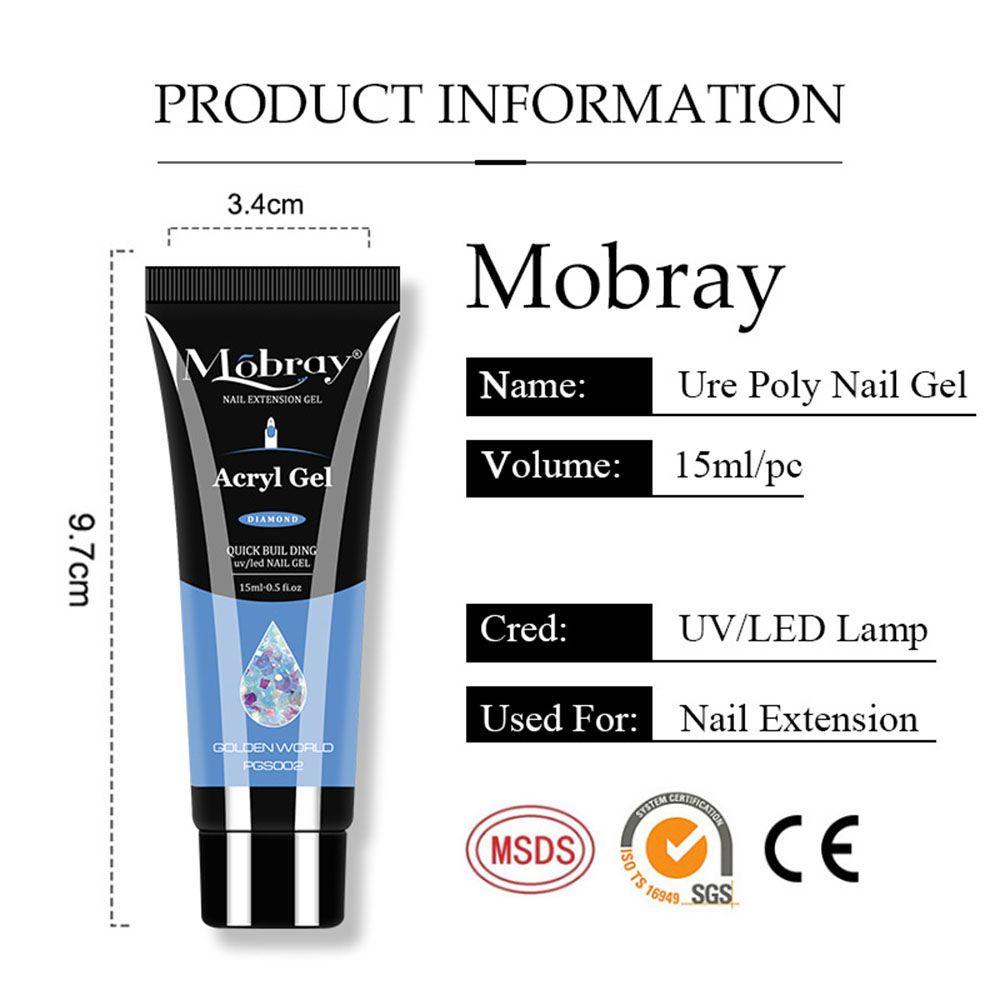 Bộ Gel Poly Trang Trí Móng Tay Nghệ Thuật|Bộ Dụng Cụ Nối Móng Tay Nghệ Thuật