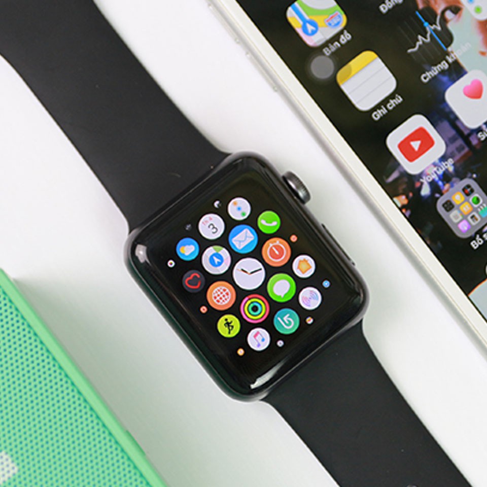 Apple watch series 3 nhôm 38mm và 42mm bảo hành 12 tháng Lỗi là Đổi tại Xoăn Store - đồng hồ apple watch