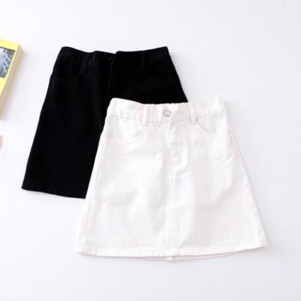 Chân váy chữ A lưng cao chất kaki 3 màu cá tính | BigBuy360 - bigbuy360.vn