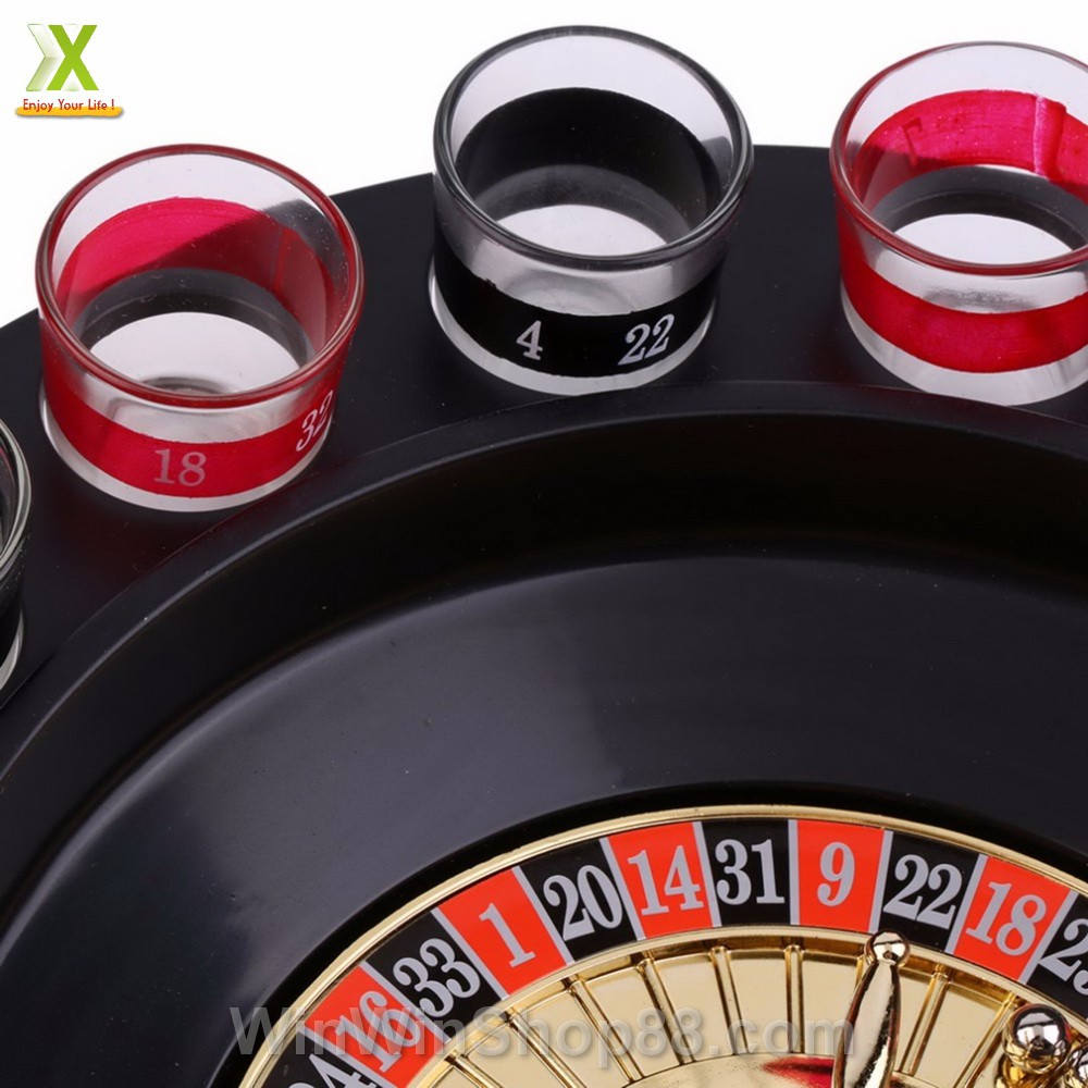 Vòng quay may mắn (Drinking Roulette Set), Vòng quay ăn chơi, uống rượu, tiệc tùng party giao lưu vui nhộn - Do_luu_niem