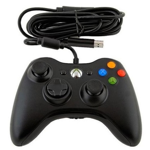 Tay Cầm Xbox 360 Có Dây Chĩnh Hãng Cũ Renew 99%