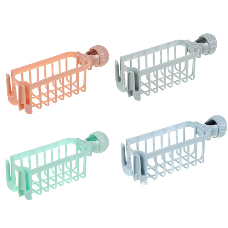 Giá Đỡ Đựng Mút Rửa Chén / Xà Phòng Gắn Vòi Nước Tiện Dụng