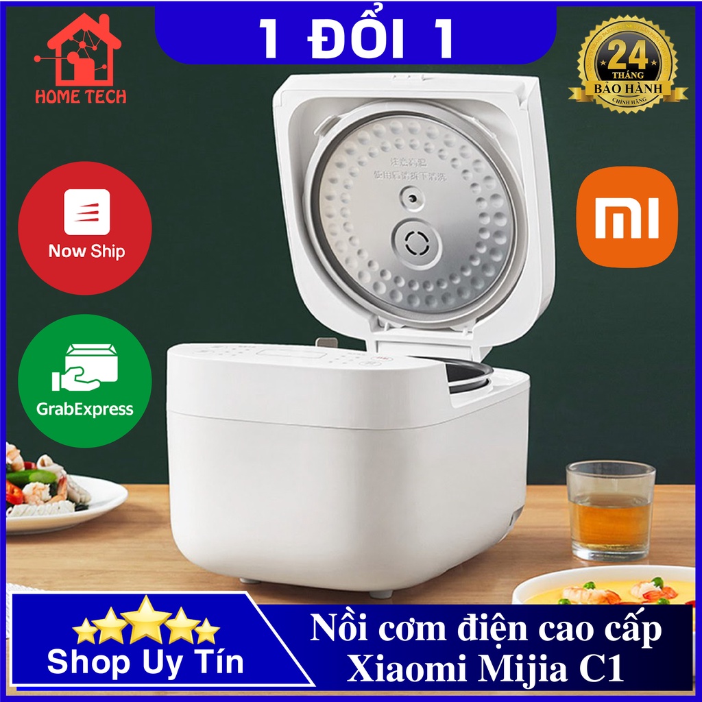 Nồi Cơm Điện Đa Năng Xiaomi Mijia C1 3L/4L Chống Dính Cao Cấp, Nấu Cơm Ngon, Hẹn Giờ Nấu, Kiểm Soát Nhiệt Độ