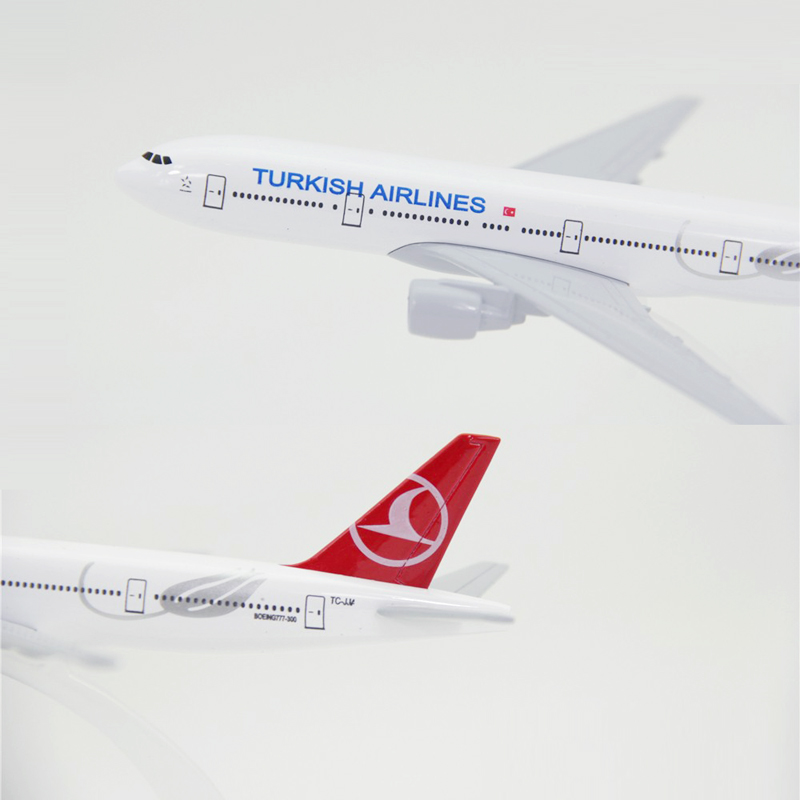 Mô hình máy bay Boeing 777 B777 Die Cast 16CM bằng hợp kim