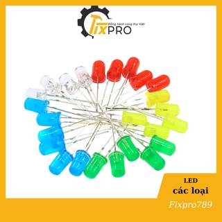 LED 3mm màu đỏ thân trong suốt (Túi 10 chiếc)