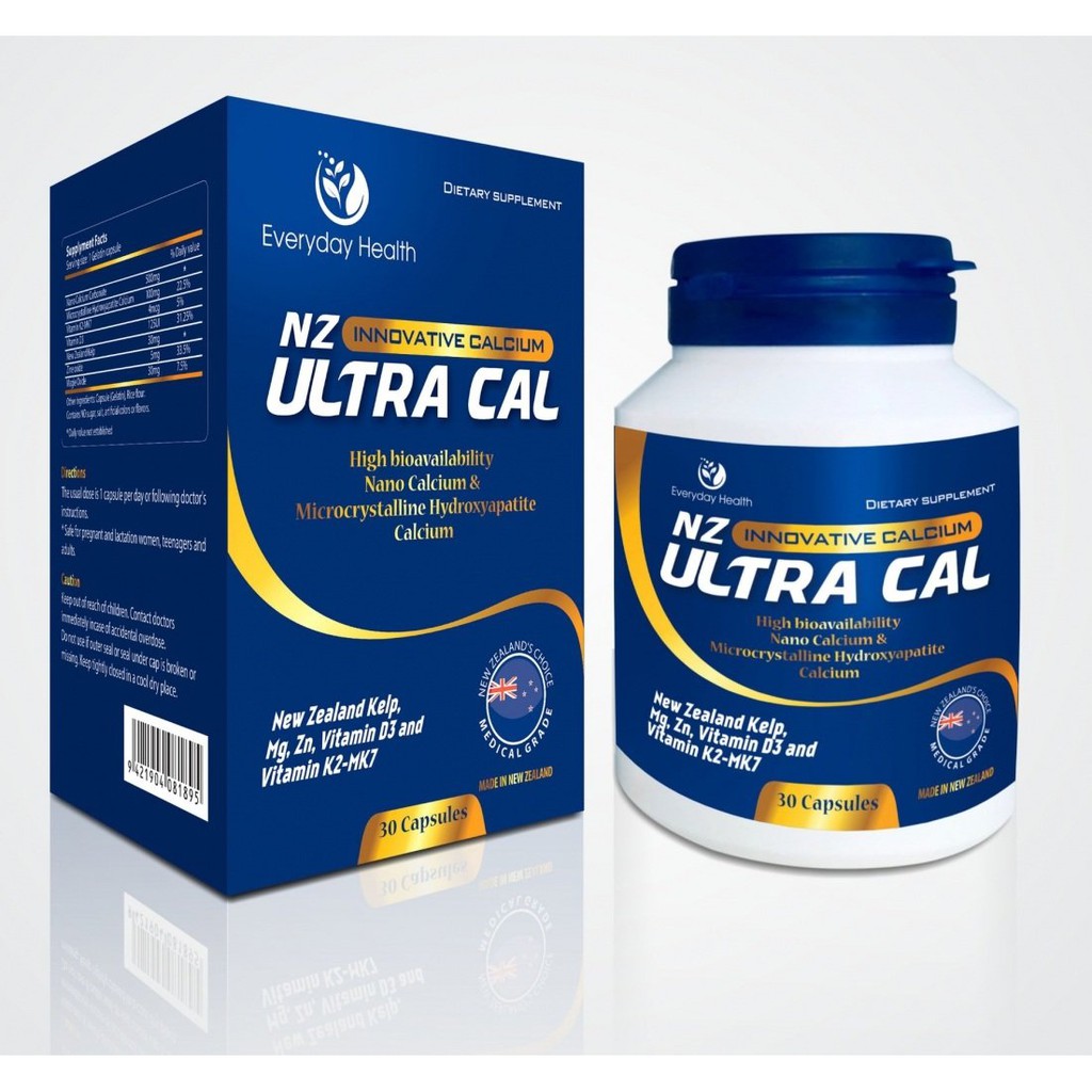 Viên uống bổ sung Canxi nano NZ-ULTRA CAL Chính hãng
