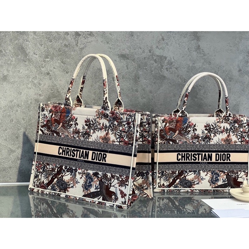 Túi xách cầm tay dior hoạ tiết fullbox