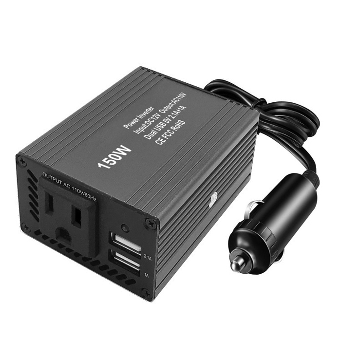 Biến tần 12V sang 220V ⚡FREESHIP - CAO CẤP⚡ cho ô tô Yoobao Inverter công suất 150W Bảo Hành 1 năm