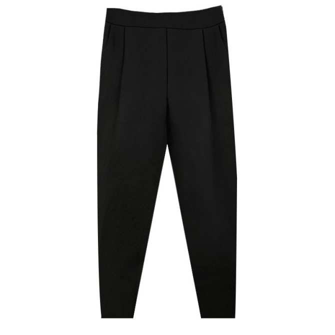 QUẦN TÂY BAGGY LƯNG THUN PHÍA SAU, KHÓA BÊN SƯỜN, màu đen có Bigsize 82Kg cho người béo | BigBuy360 - bigbuy360.vn