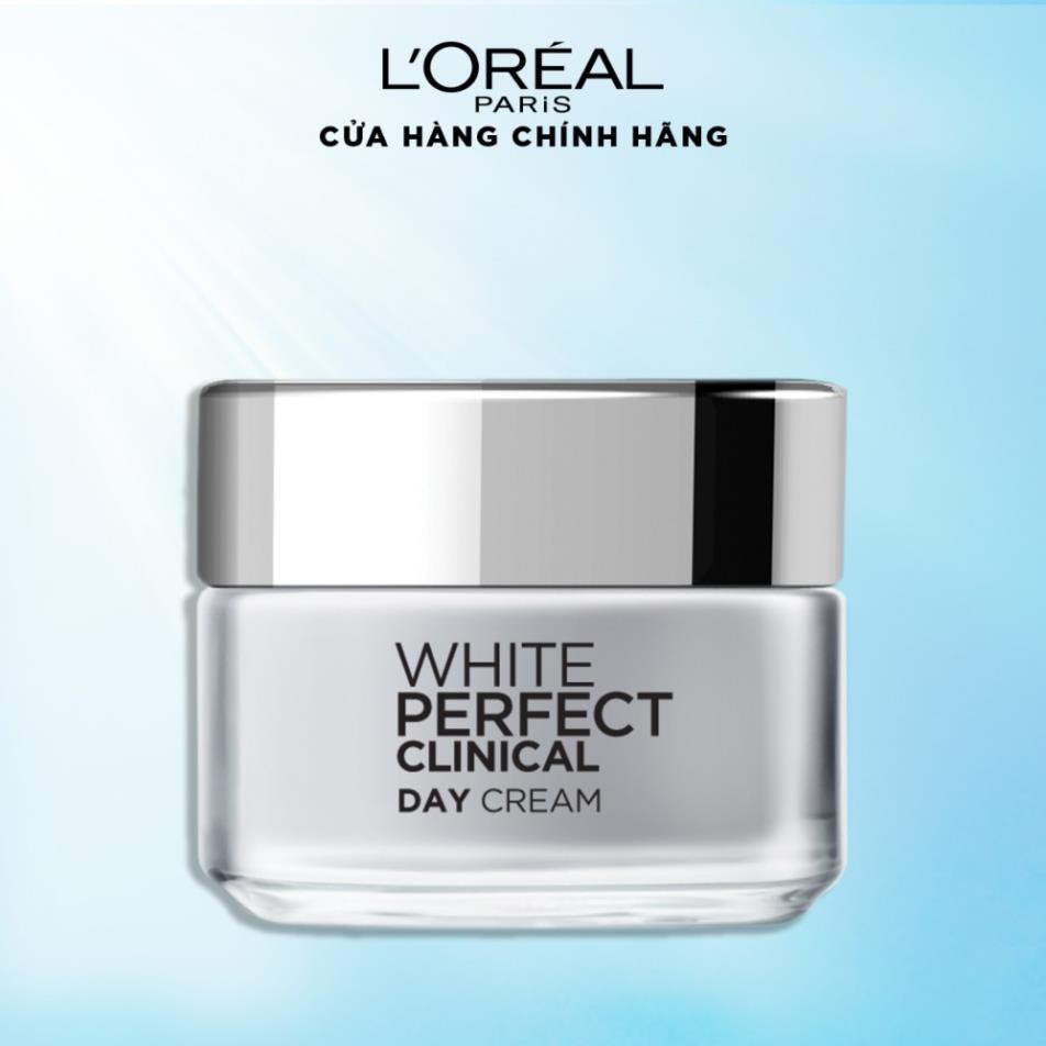 Kem dưỡng trắng mịn và giảm thâm nám ban ngày L'Oreal Paris White Perfect Clinical Day SPF 19PA +++ 50ml (kem ngày)