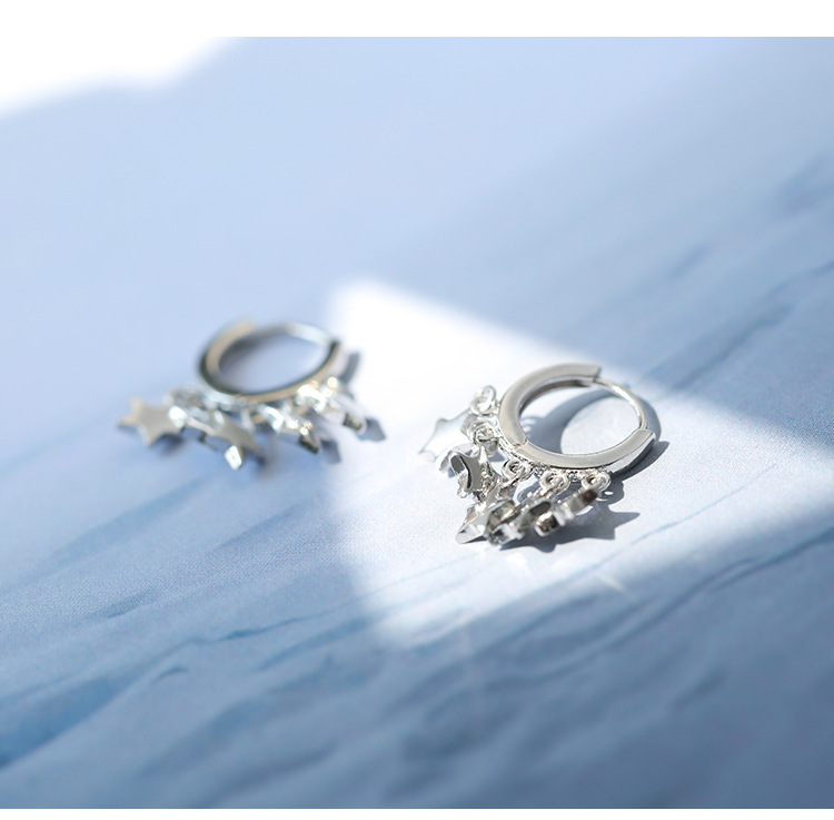 Bông Tai Bạc 925 Hình Ngôi Sao 22835 Phong Cách Hàn Quốc Thời Trang Cho Nữ