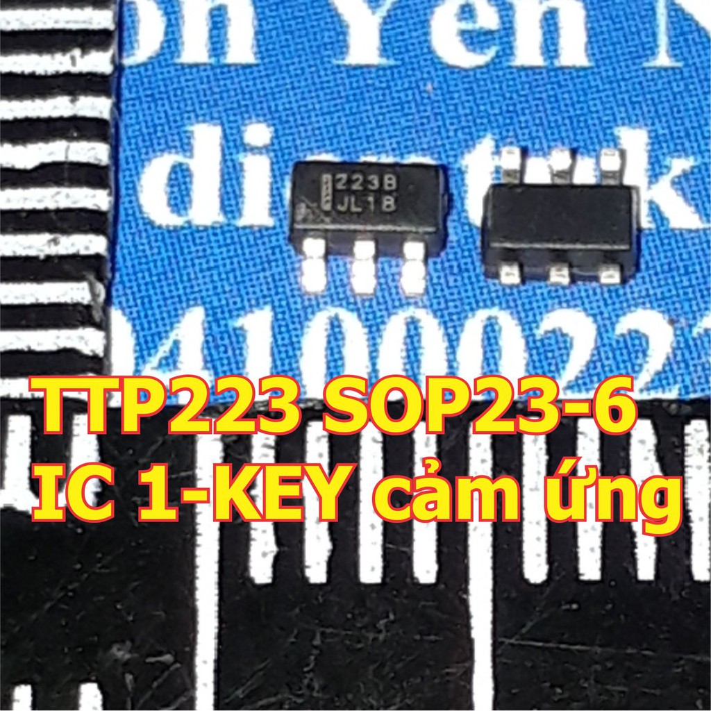 TTP223 223B SOP23-6 IC 1-KEY cảm ứng (5 con) kde1501